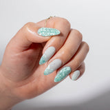 Dip Powder D1067 Weekend Getaway Green Glitter Dip Powder