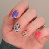 Dip Powder D1376 Blueberry Mojito Glitter Dip Powder