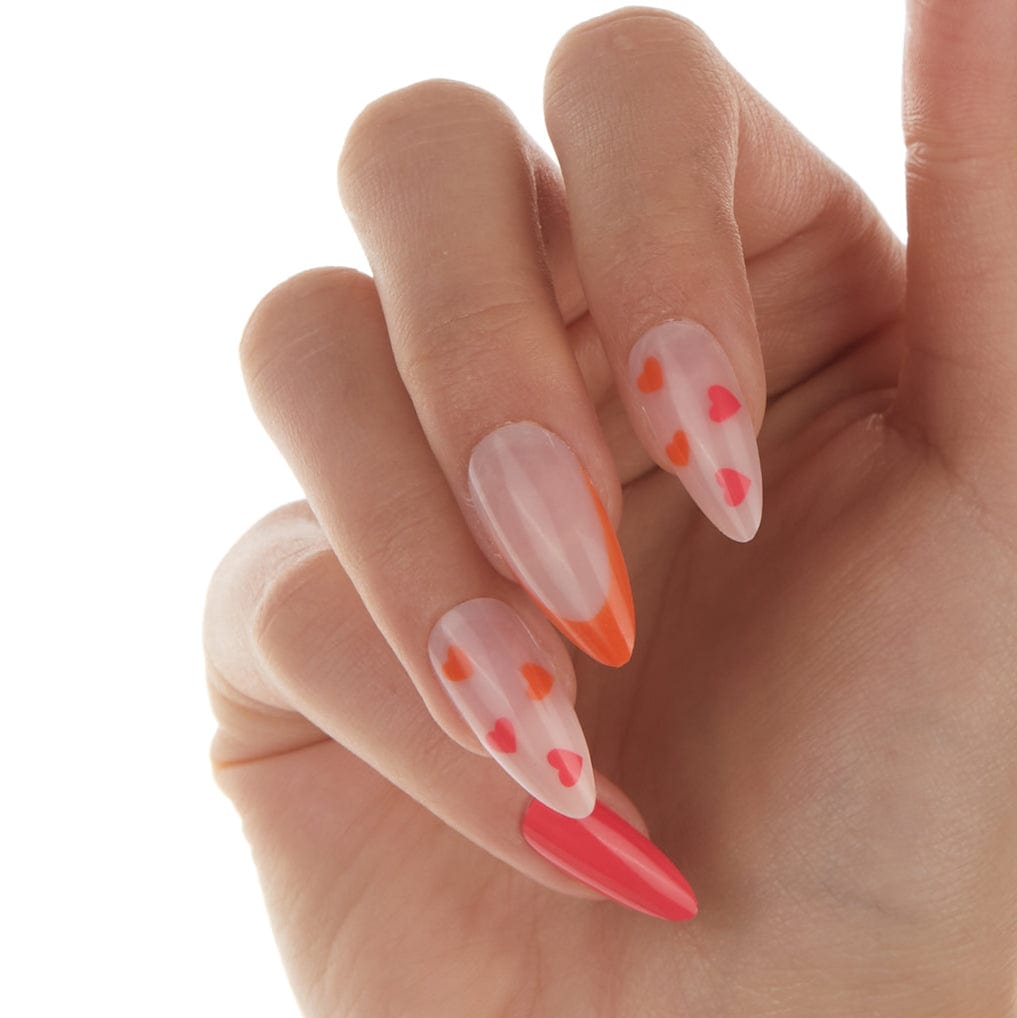 Summer Fling | Gloss Long Almond Press-On Nails – RevelNailEU