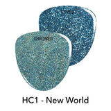 HC1 New World Blue Chrome Dip Powder