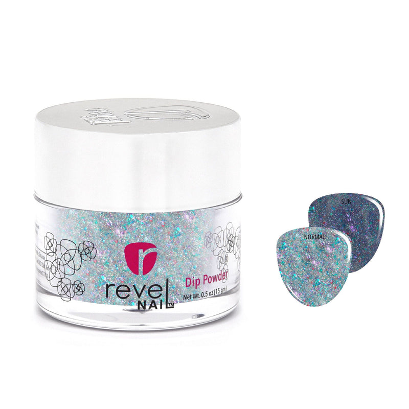 Dip Powder D1013 Santorini Blue Sun Changing Dip Powder