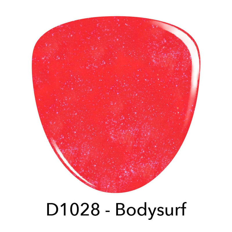 Dip Powder D1028 Body Surf Coral Shimmer Dip Powder