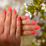 Dip Powder D1080 Tulip Twist Orange Flake Dip Powder