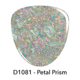 Dip Powder D1081 Petal Prism Gold Flake Dip Powder