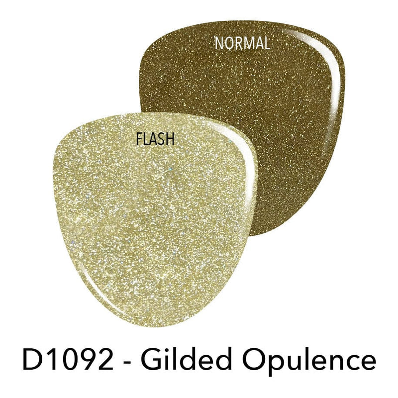 Dip Powder D1092 Gilded Opulence Gold Glitter Dip Powder