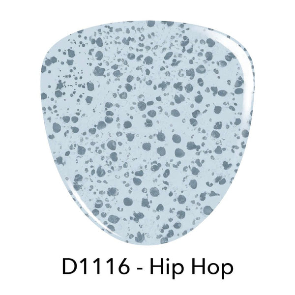 Dip Powder D1116 Hip Hop Blue Speckled Dip Powder