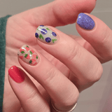 Dip Powder D1376 Blueberry Mojito Glitter Dip Powder