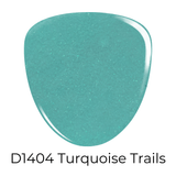 Dip Powder D1404 Turquoise Trails Shimmer Dip Powder