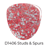 Dip Powder D1406 Studs & Spurs Glitter Dip Powder