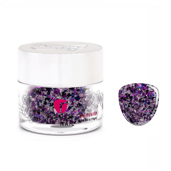 Dip Powder D1490 Afterlight Flake Purple Dip Powder
