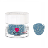 Dip Powder D1497 Moonlit Grove Blue Glitter Dip Powder