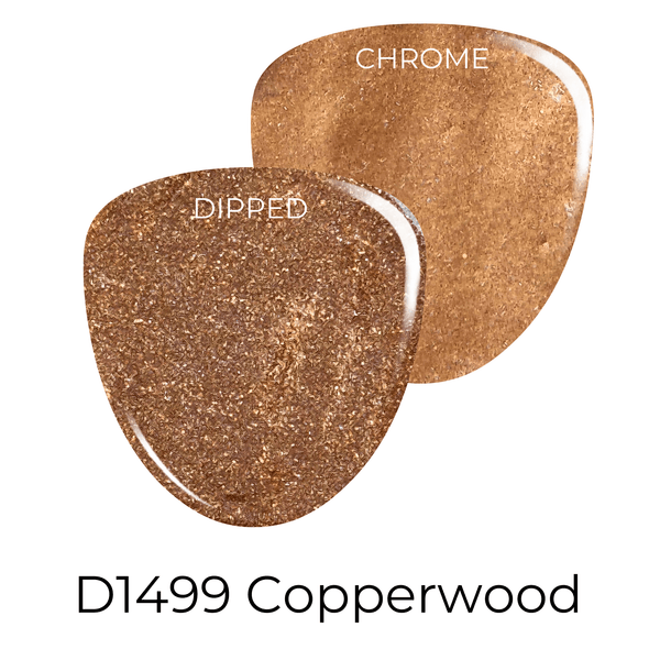 Dip Powder D1499 Copperwood Bronze Chrome Dip Powder