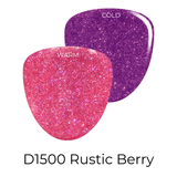 D1500 Rustic Berry Pink Glitter Dip Powder