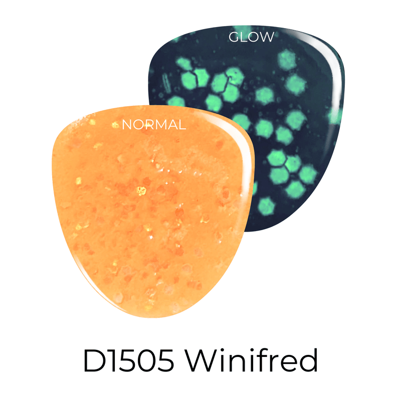 Dip Powder D1505 Winifred Orange Glow Dip Powder