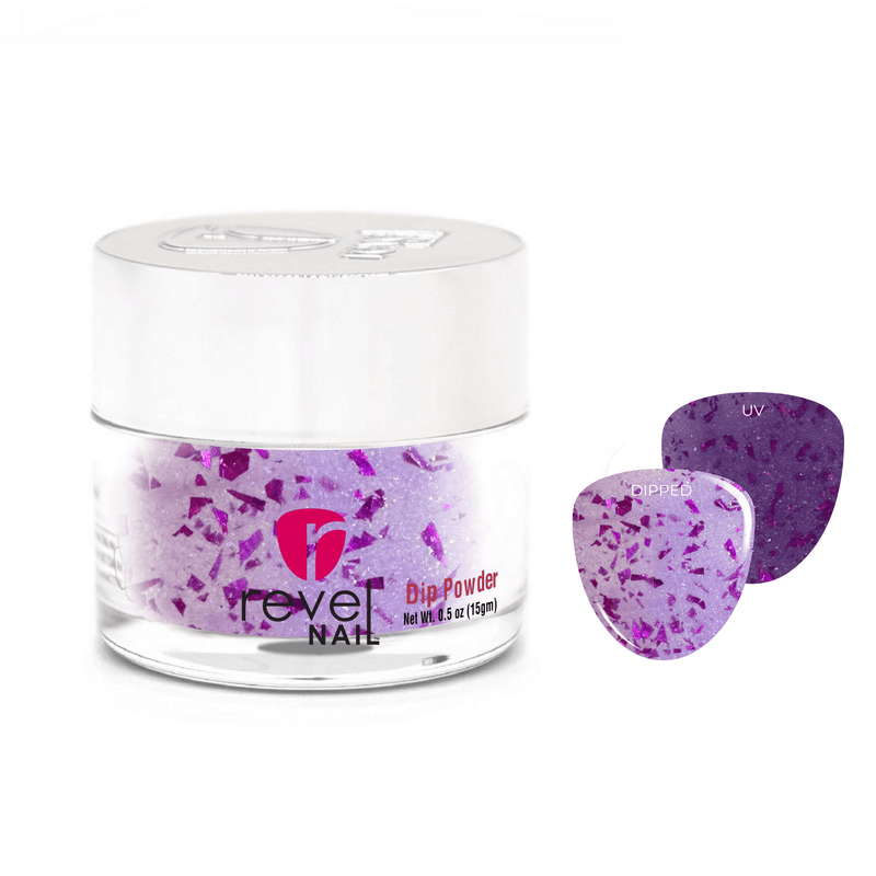 Dip Powder D1534 Lunavine Flake Sun Changing Dip Powder