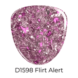 Dip Powder D1598 Flirt Alert Pink Flake Dip Powder