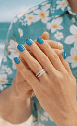 Dip Powder D1637 Waikiki Blue Shimmer Dip Powder