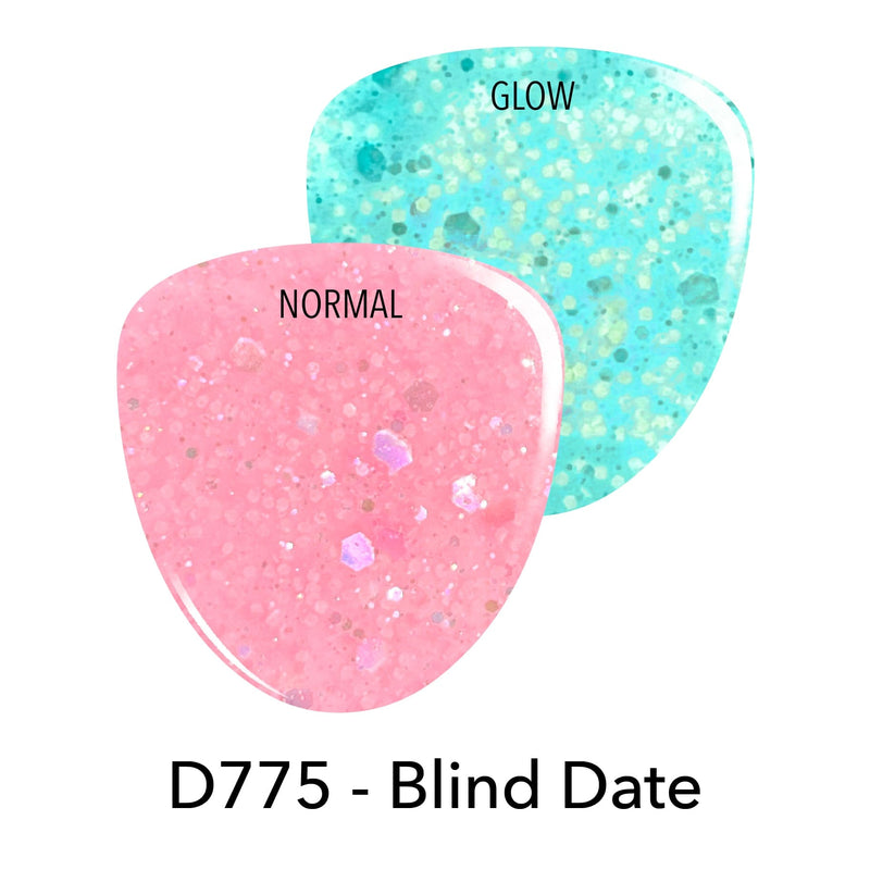 Dip Powder D775 Blind Date Pink Gliter Dip Powder