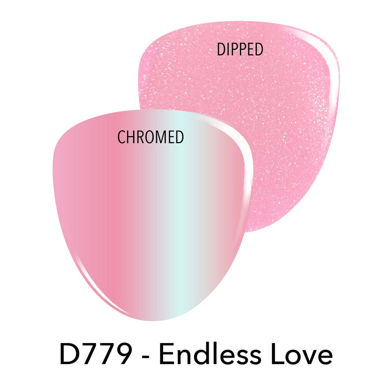 Dip Powder D779 Endless Love Pink Chrome Dip Powder