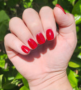 Dip Powder D896 Siren Red Glitter Dip Powder