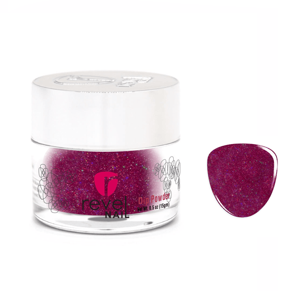 Dip Powder D898 Backtalk Pink Glitter Dip Powder