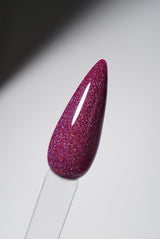 Dip Powder D898 Backtalk Pink Glitter Dip Powder