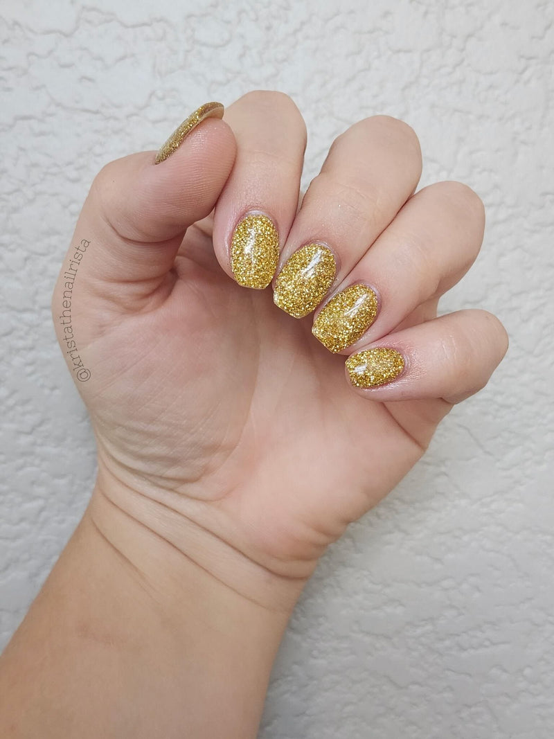 Dip Powder D927 Glory Gold Glitter Dip Powder