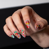 Dip Powder D974 Standing Ovation Holiday Flake Dip Powder 0.5 oz jar