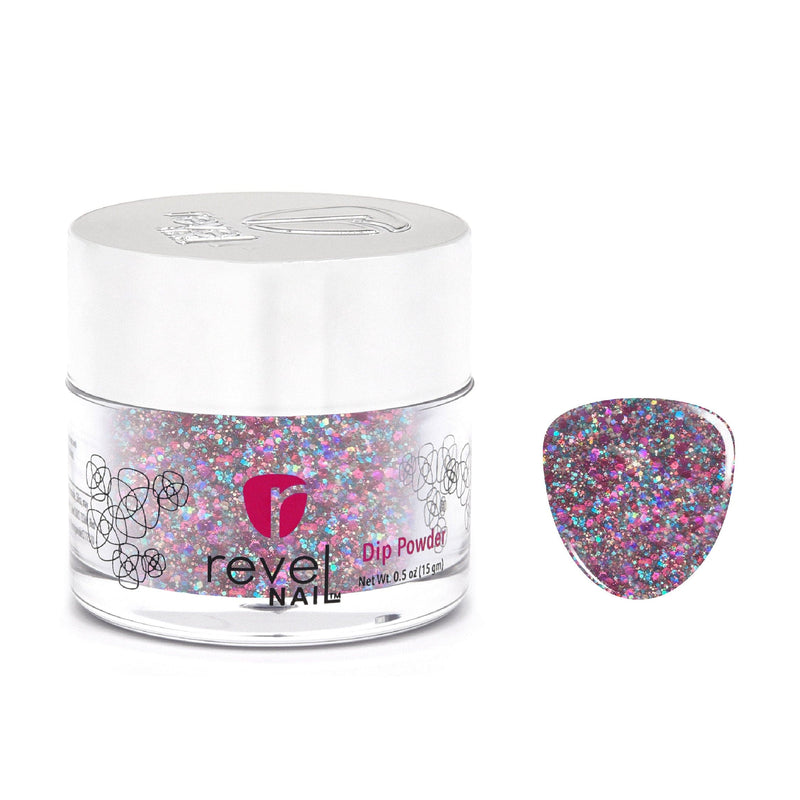 Dip Powder D993 Mingle Multi Colored Glitter Dip Powder 0.5 oz jar