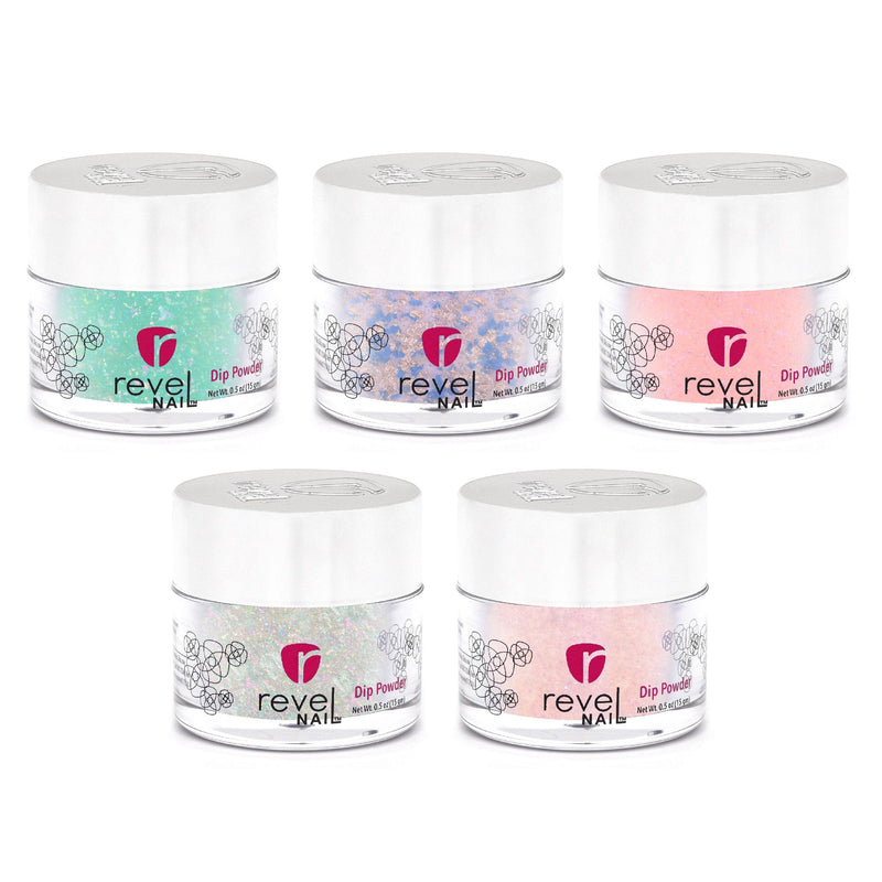 Dip Powder Field of Flowers | Flake Dip Powder Set