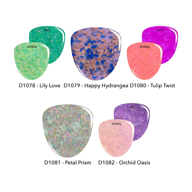 Dip Powder Field of Flowers | Flake Dip Powder Set