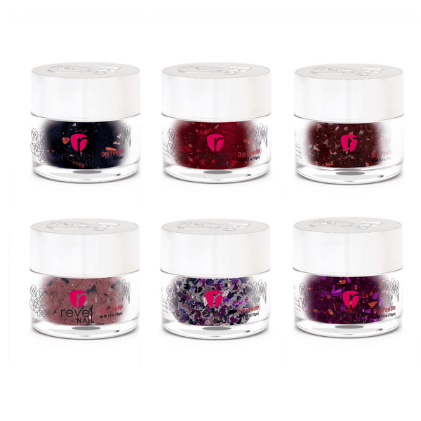 Dreamleaf Flakes  | 6 Dip Powder Set