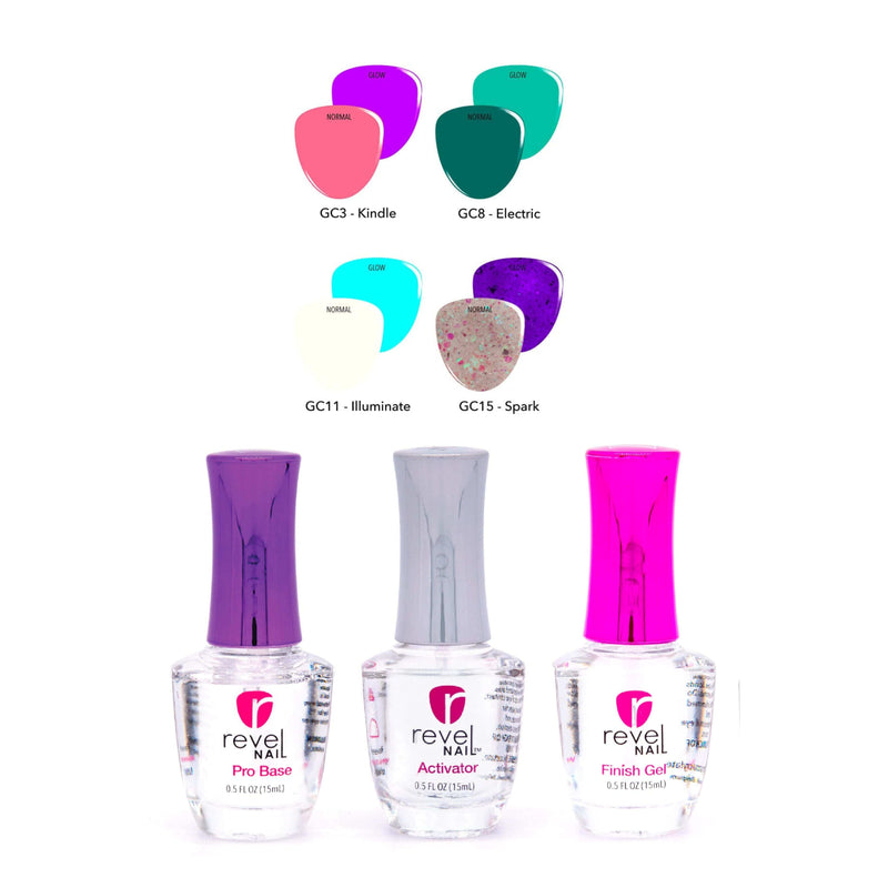 Glow Up | Four Color Dip Powder Starter Kit