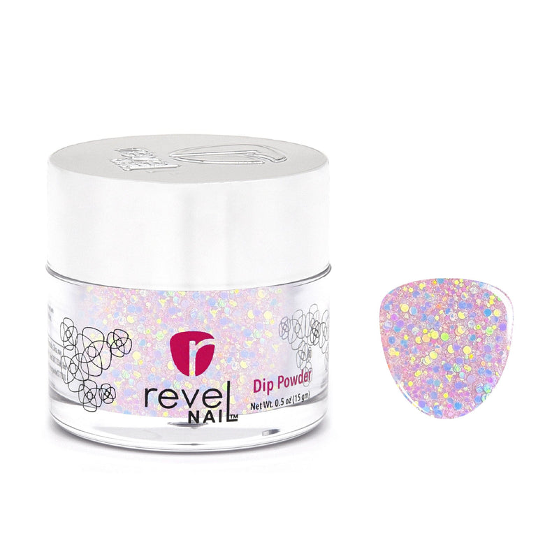 D673 Pixie Pink Glitter Dip Powder