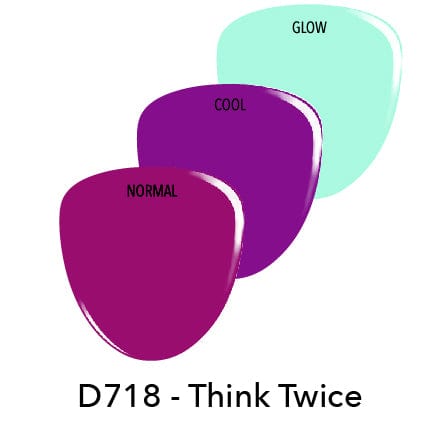 D718 Think Twice Pink Glow Dip Powder
