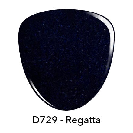 D729 Regatta Blue Shimmer Dip Powder