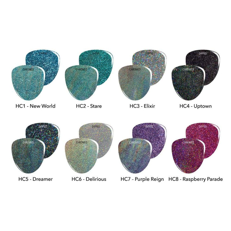 Holo Chrome | Holographic Dip Powder Set