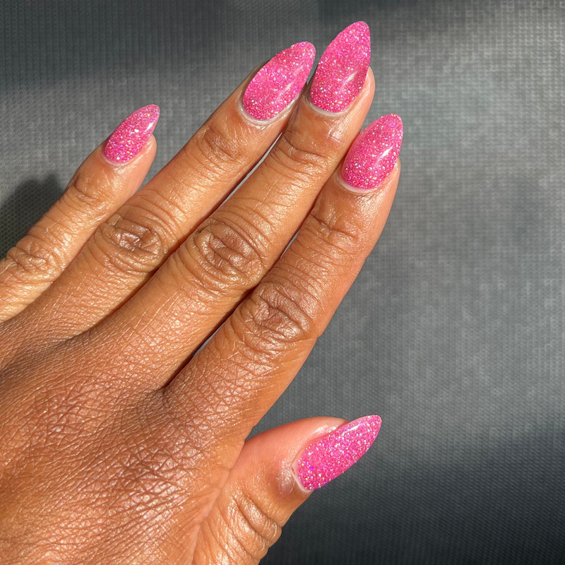 D768 Gasp Pink Glitter Dip Powder – RevelNailEU