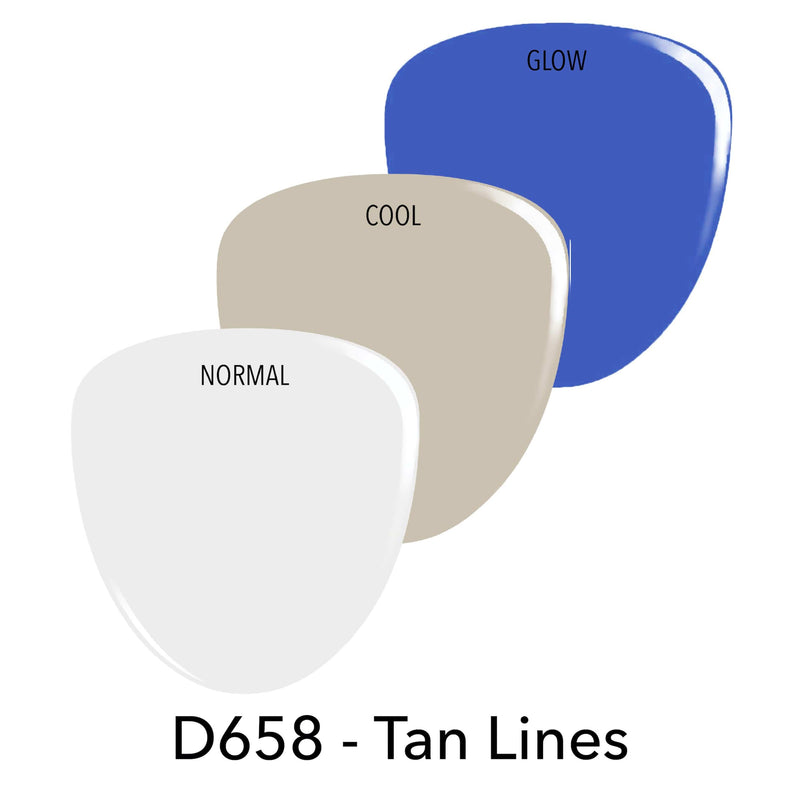 D658 Tan Lines Nude Glow Dip Powder