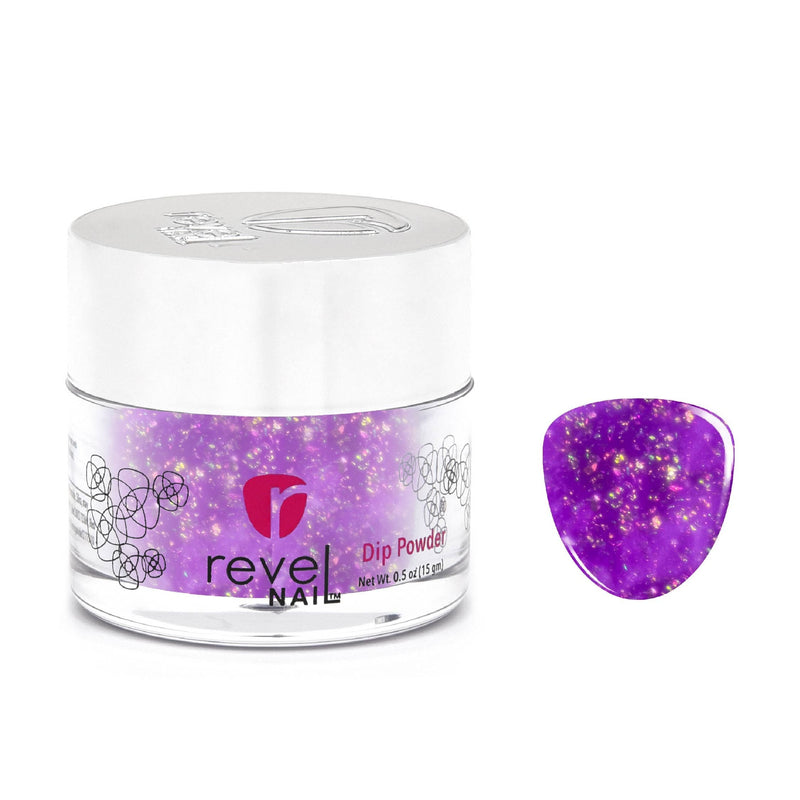 Dip Powder D812 Slap Bracelet Purple Flake Dip Powder