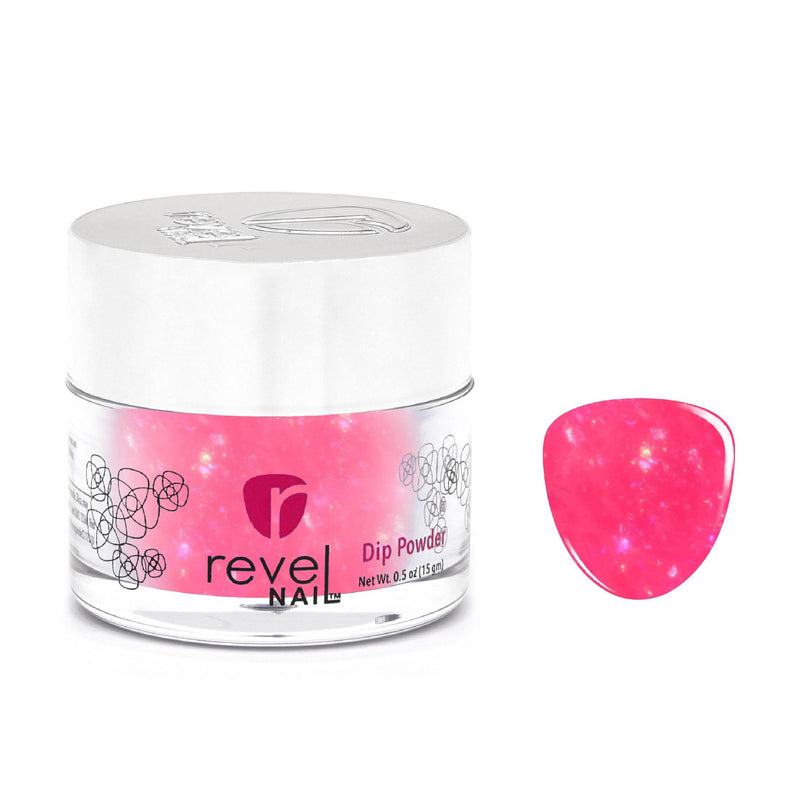 Dip Powder D813 Charm Necklace Pink Flake Dip Powder