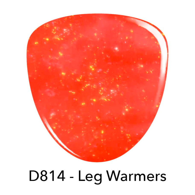 Dip Powder D814 Leg Warmers Orange Flake Dip Powder