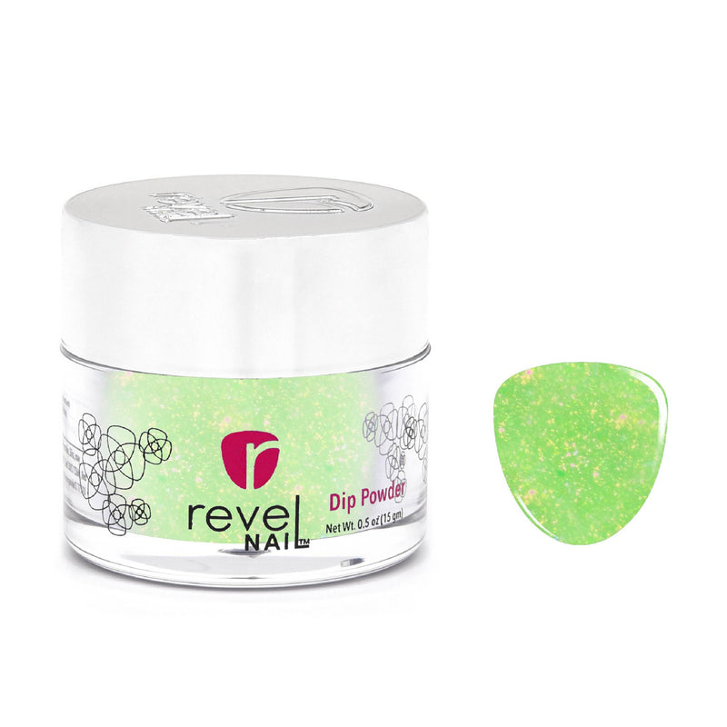 Dip Powder D863 Sour Belt Green Flake Dip Powder