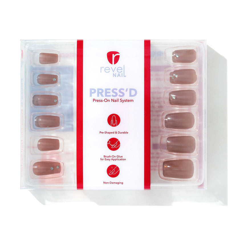 Press Ons A Girl's Best Friend | Gloss Medium Square Press-On Nails
