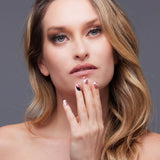 Press Ons Blacklist Twist | Gloss Short Square Press-On Nails