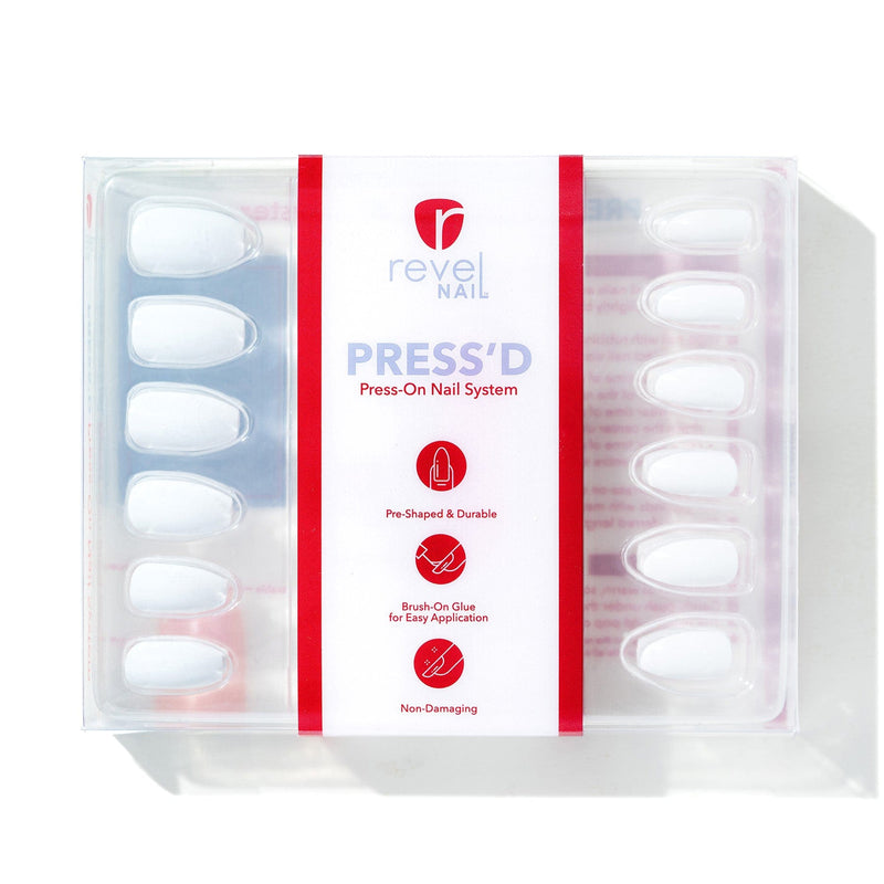 Press Ons Casablanca | Gloss Medium Coffin Press-On Nails