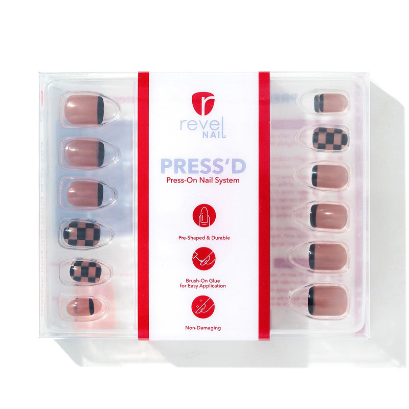 Press Ons Check This | Gloss Short Square Press-On Nails