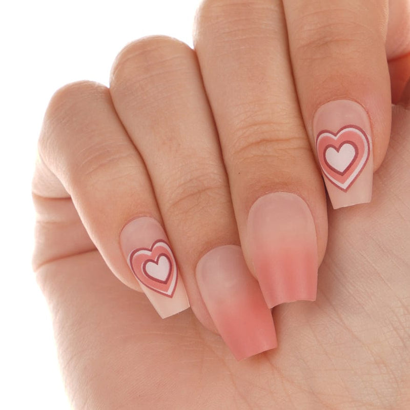 Press Ons Heartthrob | Matte Medium Square Press-On Nails