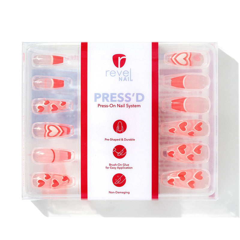 Press Ons Love Radar | Gloss Extra Long Coffin Press-On Nails