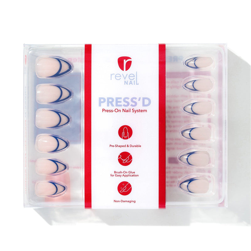 Press Ons Santorini Dream | Gloss Medium Almond Press-On Nails